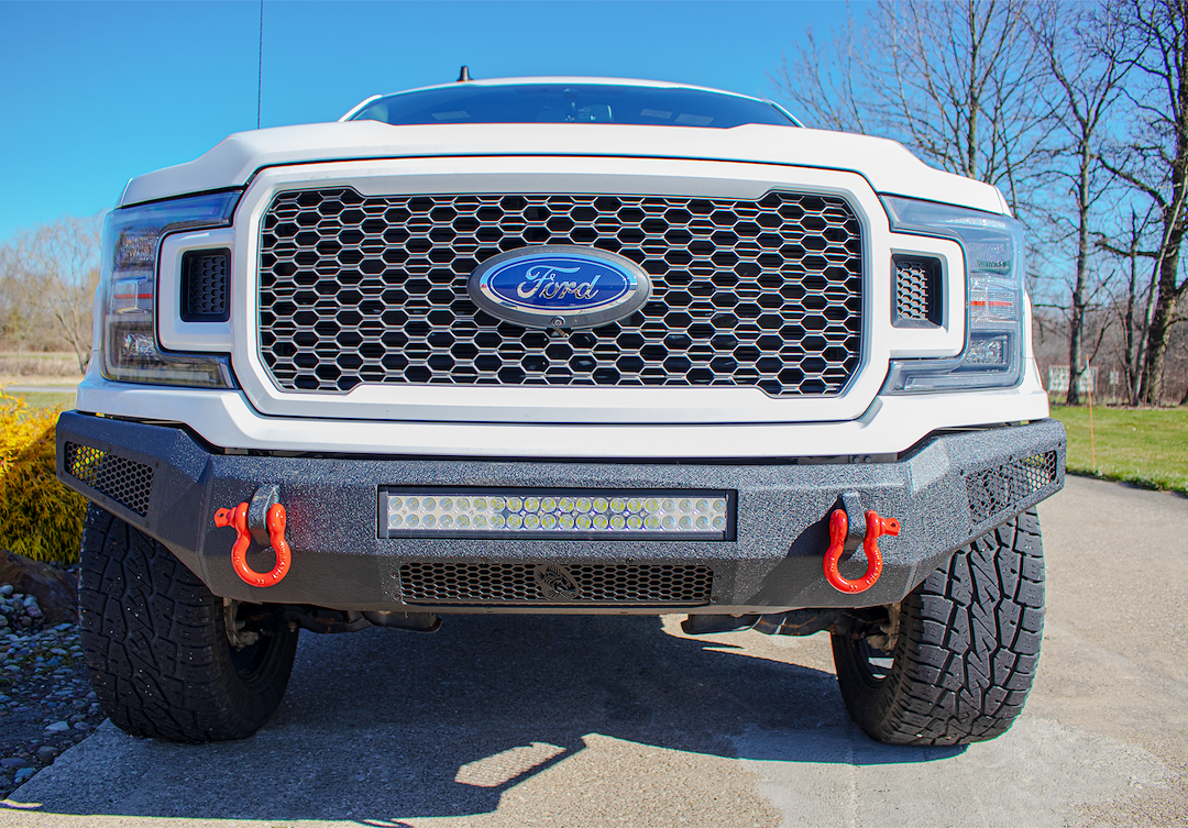 Product of Fishbone Offroad FB22390 Pelican Steel Textured Powder Coated Bumper