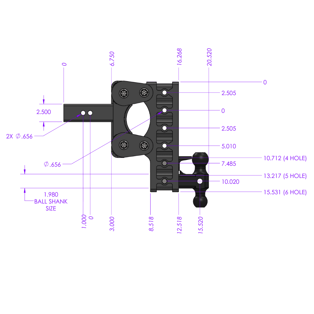 Gen-Y Hitch Gh-1226 Trailer Hitch Ball Mount||gh-1226_6.Png||91||gyhgh1226||1737402