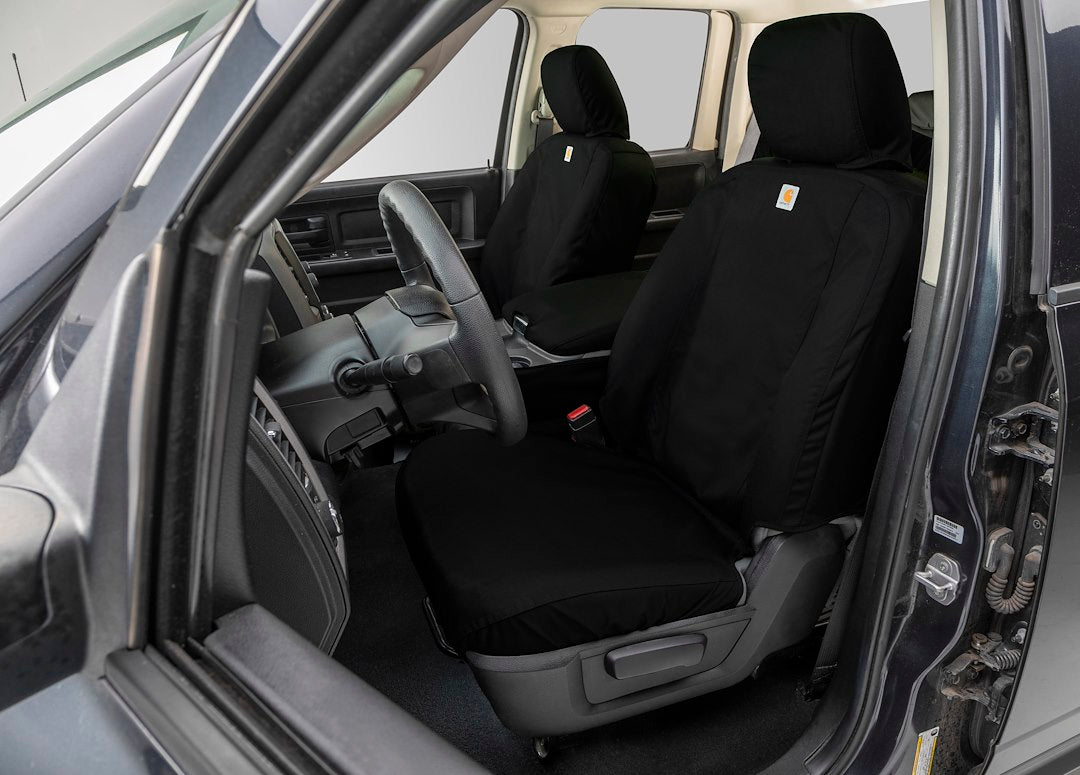 Product of Covercraft SSC2576COBK Carhartt® SeatSaver® Black Nylon Seat Cover