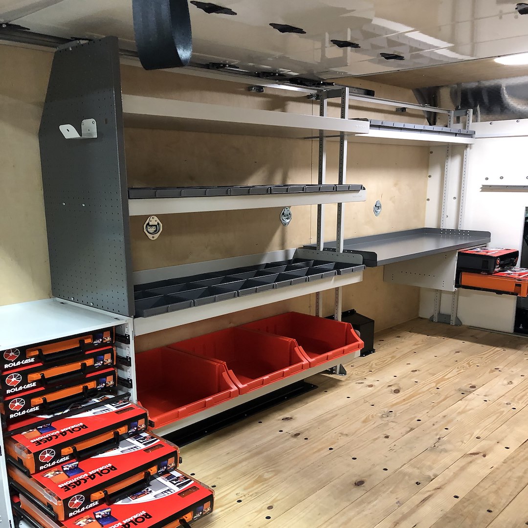 Product of Rolacase Rp240 Van Storage System Shelf Bin Box