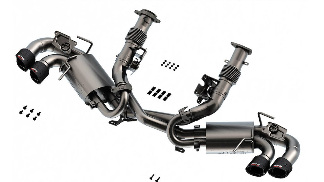 Product of Borla 140839CF ATAK ® Series Cat Back System Dual Exhaust System Kit