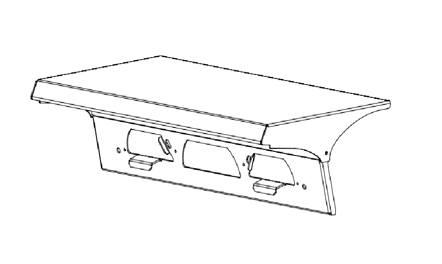 Product of Acari Fleet Solutions At-Ford-F Warning Light Mount