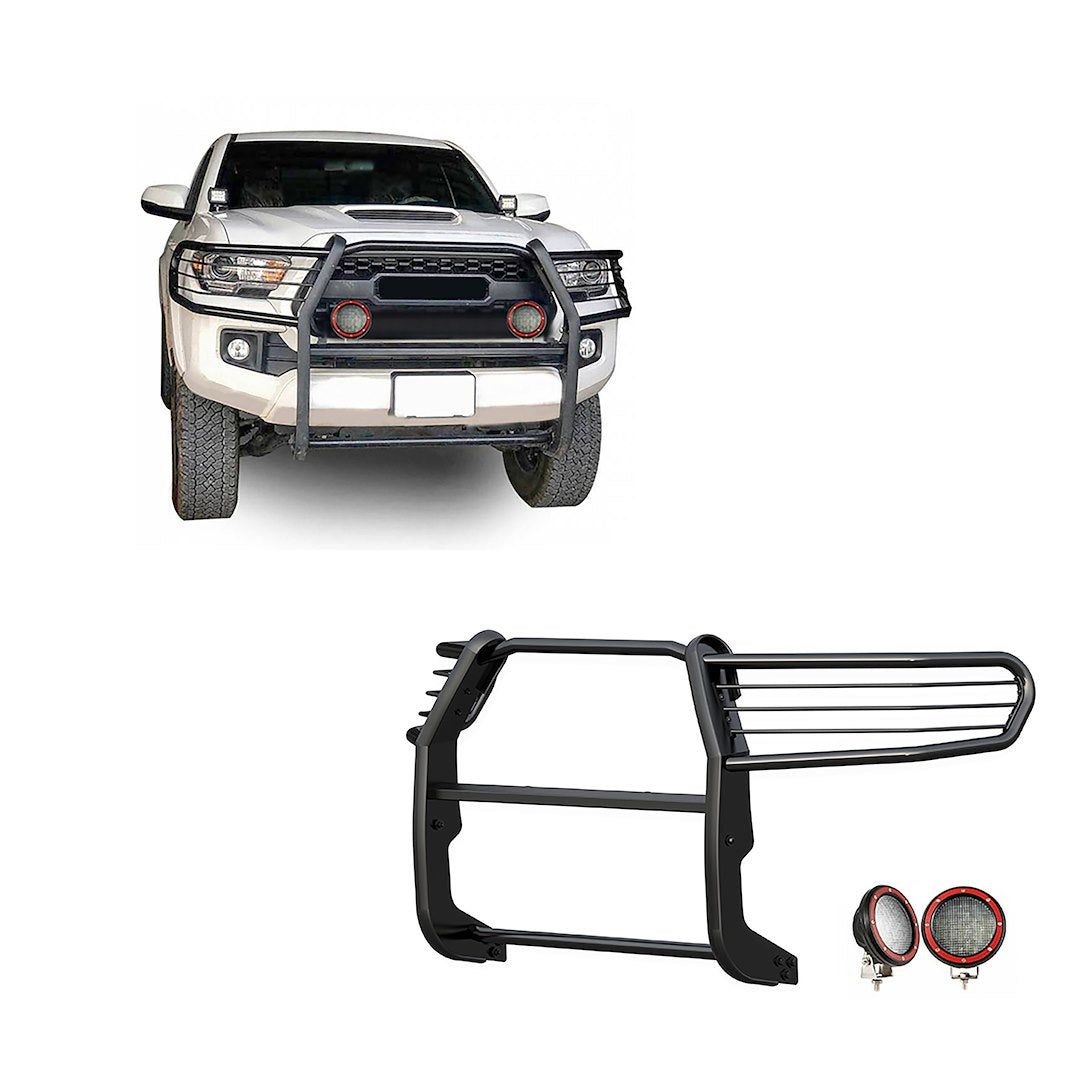 Product of Black Horse Offroad 17A096402MA-PLFR Grille Guard