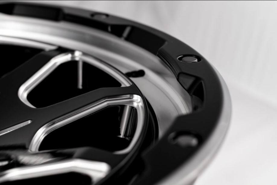 Product of Grid Wheels 17x9 Black With Natural Accents Wheel - 6x4.72 Bolt Pattern