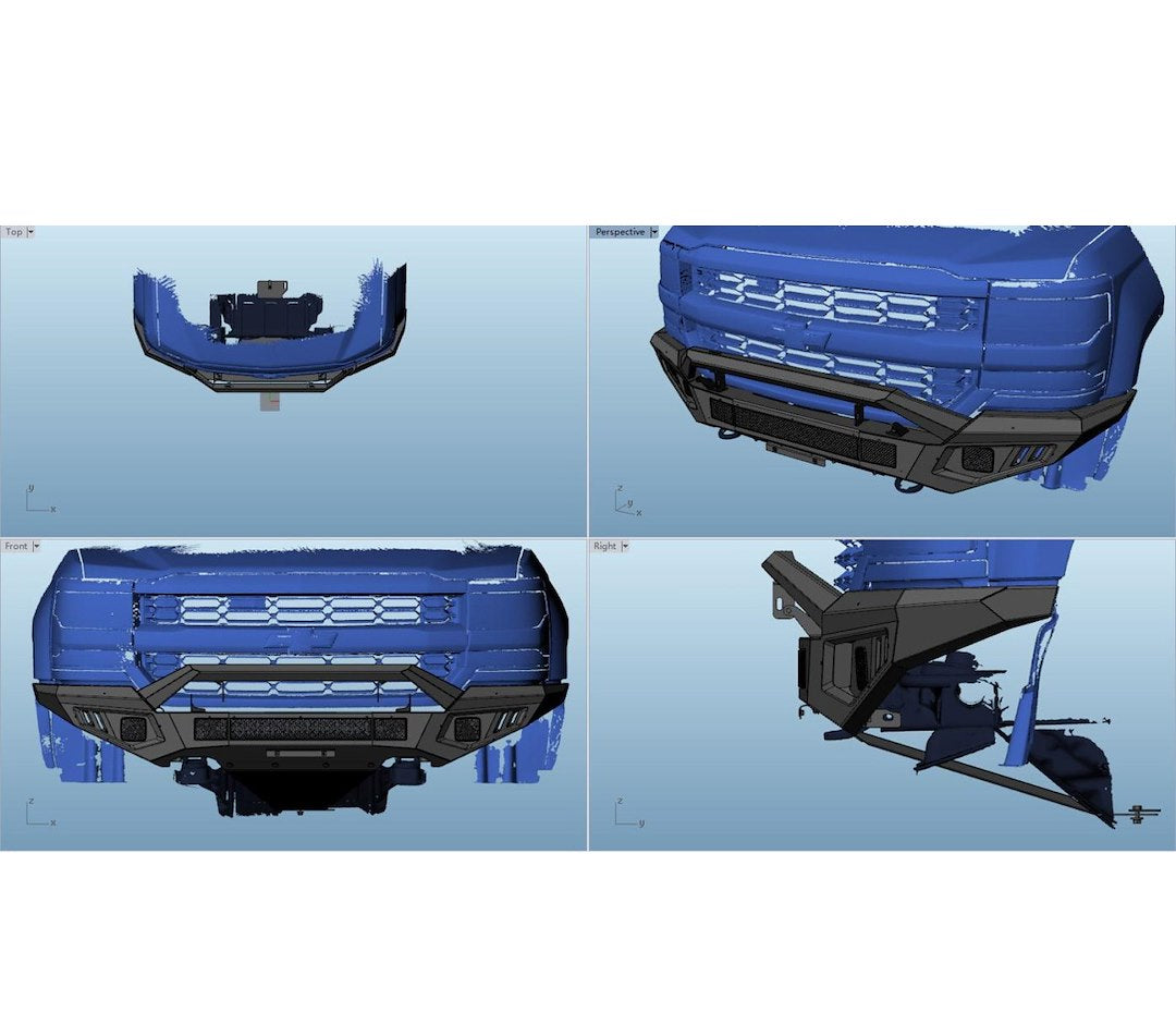 Product of Black Horse Offroad AFB-RA16-BN Bull Bar  with skid plate