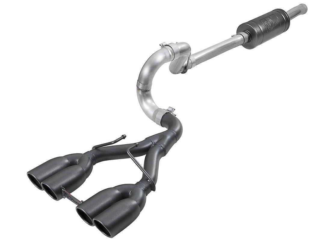 Product of Advanced FLOW Engineering 49-38073-B Rebel Cat-Back System Single Exhaust System Kit