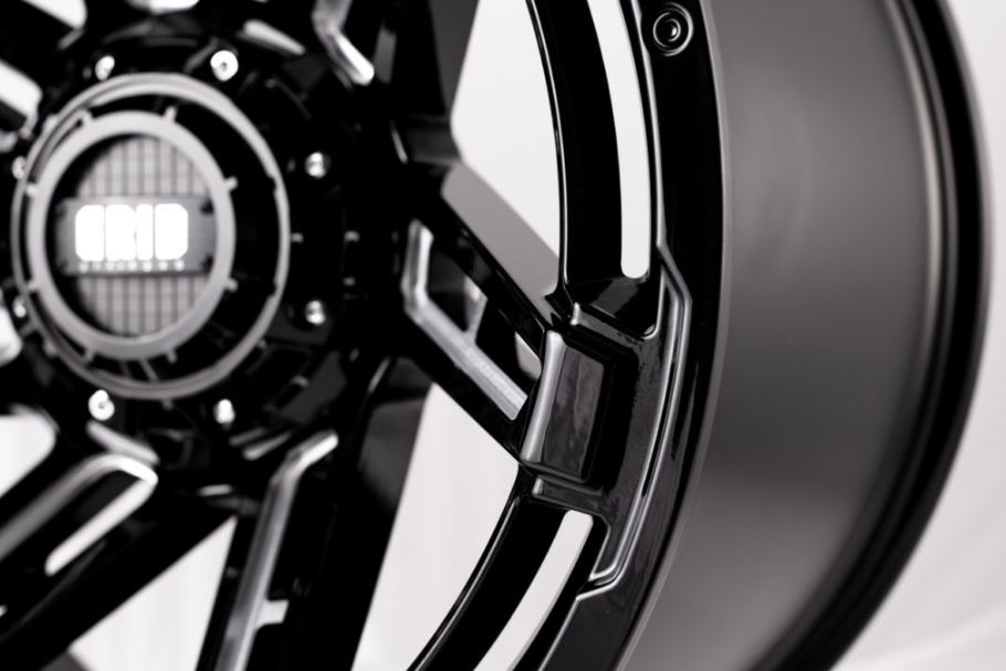 Product of Grid Wheels 20x10 Black With Natural Accents Wheel - Not Applicable Bolt Pattern