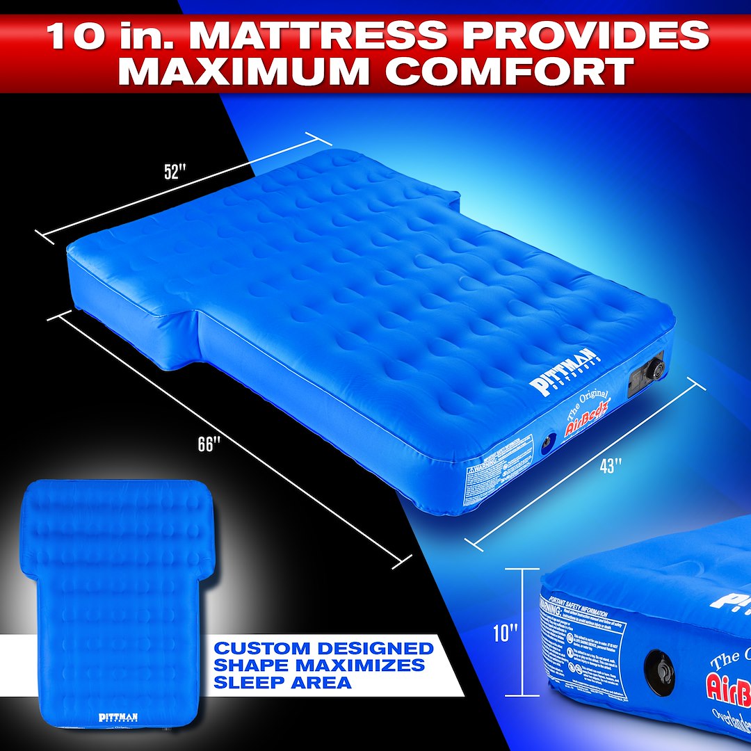 Airbedz By Pittman Outdoors Ppi-Blu_Xuv Rear Seat Air Mattress||ppi-Blu_Xuv-Infographics_02_2000x2000.Jpg||89||abzppibluxuv||1527089