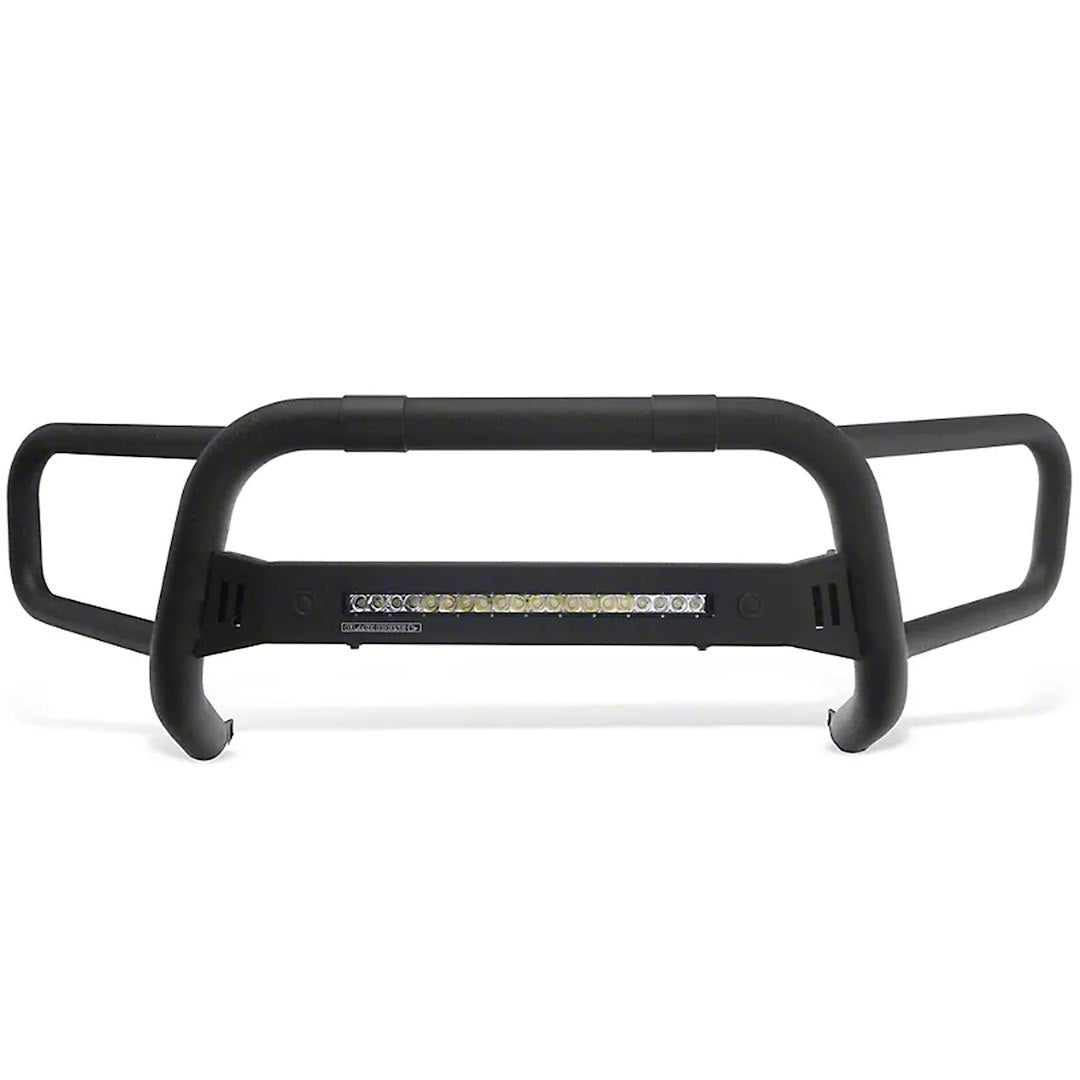 Product of Black Horse Offroad BFRT01 Bull Bar Black Powder Coated 3 Inch No with skid plate