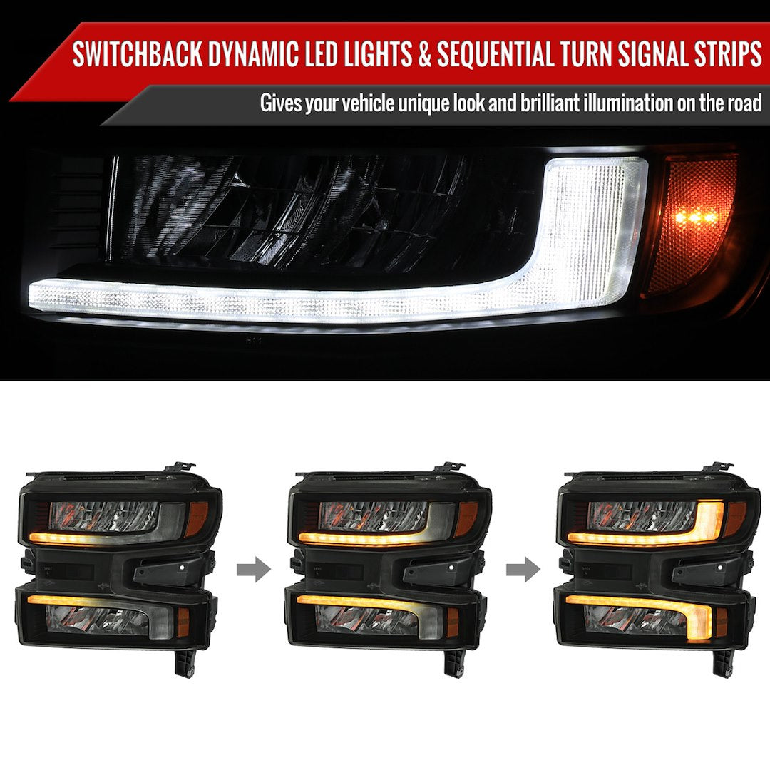 Product of Spec-D Tuning 2lhe-Siv1915sm-G3-Rs Headlight Assembly