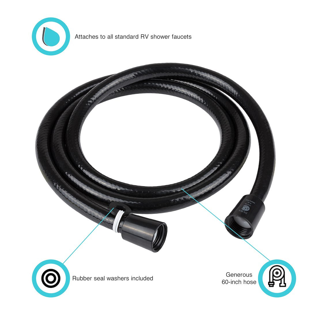 Dura Faucet Df-Sa230-Bk Shower Head Hose||df-Sa230-Bk.Jpg||86||d6udfsa230bk||921315