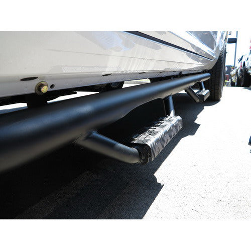 Product of RBP (Rolling Big Power) RBP-216B-RX7 Black Powder Coated Round Nerf Bar - Truck Wheel To Wheel