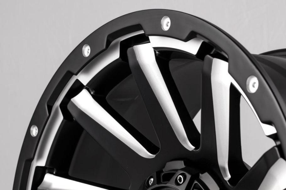 Product of Grid Wheels 20x10 Black With Natural Accents Wheel - Not Applicable Bolt Pattern