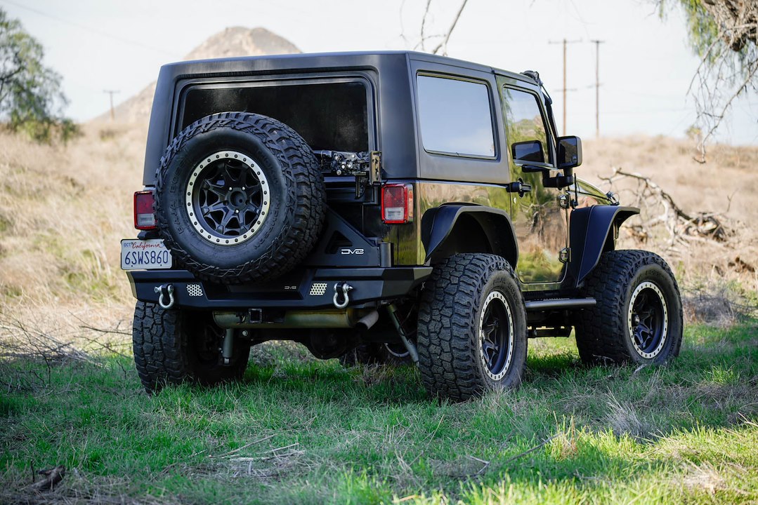Dv8 Offroad Tcjk-13 Spare Tire Carrier||2007-2018-Wrangler-Jk-Tire-Carrier-For-Mto-Bumper-Installed-4.Jpg||95||dv8tcjk13||1786563