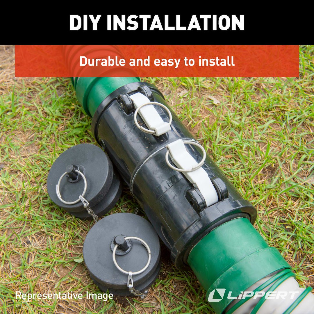 Product of Lippert Components 360789 4 Feet Green Sewer Hose Yes