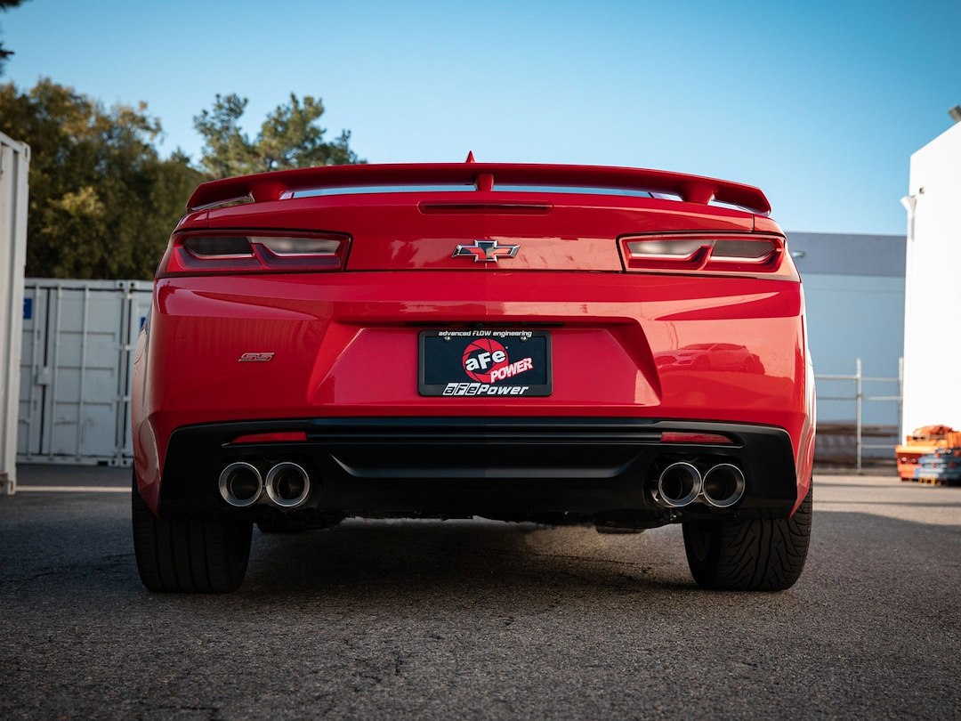 Product of Advanced FLOW Engineering 49-44119NM-P Mach Force XP Axle Back System Dual Exhaust System Kit