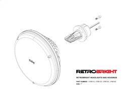 Holley Performance Lfrb155 Headlight Conversion Kit||lfrb_Rndlarge_Exploded.Jpg||94||h19lfrb155||1300243