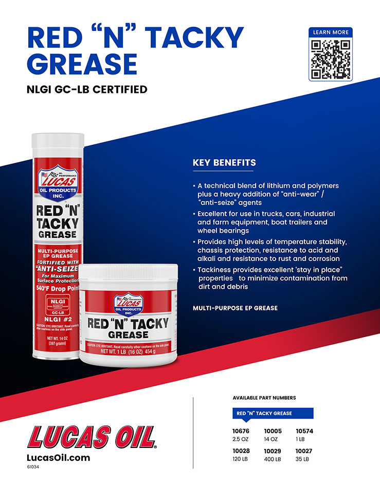 Product of Lucas Oil 10005-30 Multi Purpose Grease