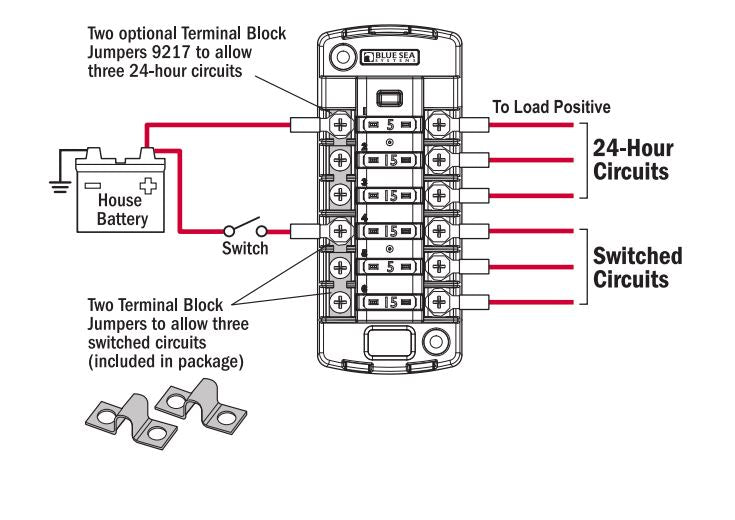 Blue Sea 5037-Bss Fuse Block||5037_1.Jpg||87||b6z5037bss||1638517