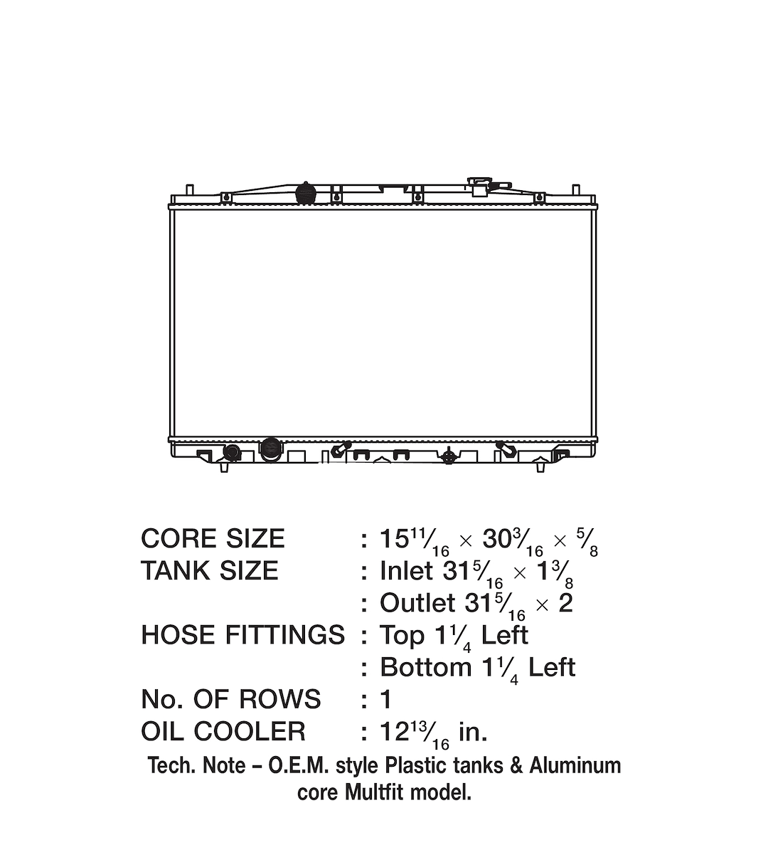 Product of Csf 3368 Radiator
