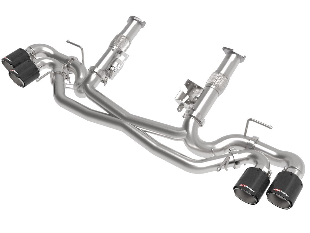Product of Advanced FLOW Engineering 49-34127NM-C Mach Force XP Cat Back System Dual Exhaust System Kit