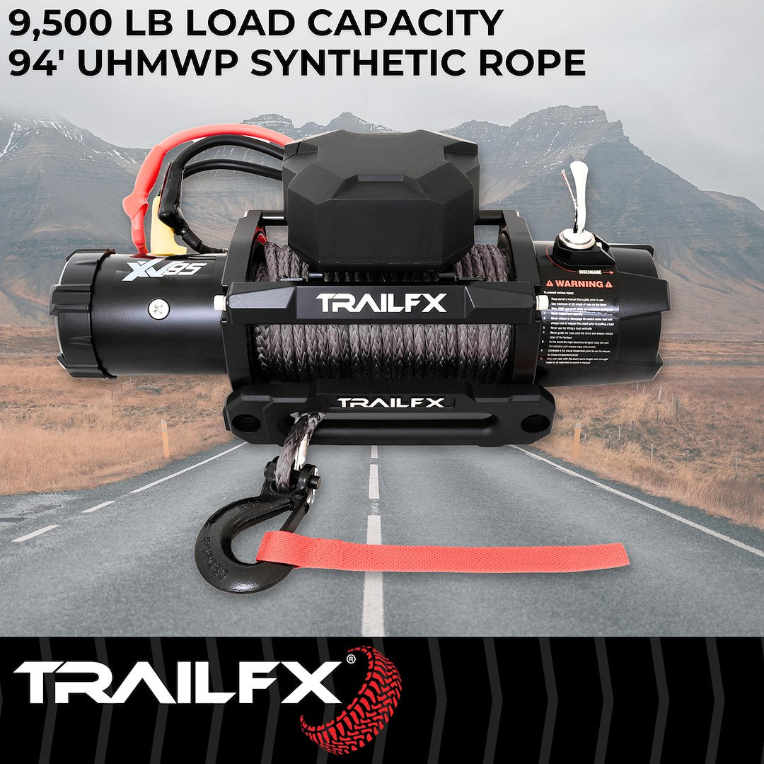 Product of TrailFX WXVS95B 9500 Pound Vehicle Recovery Winch