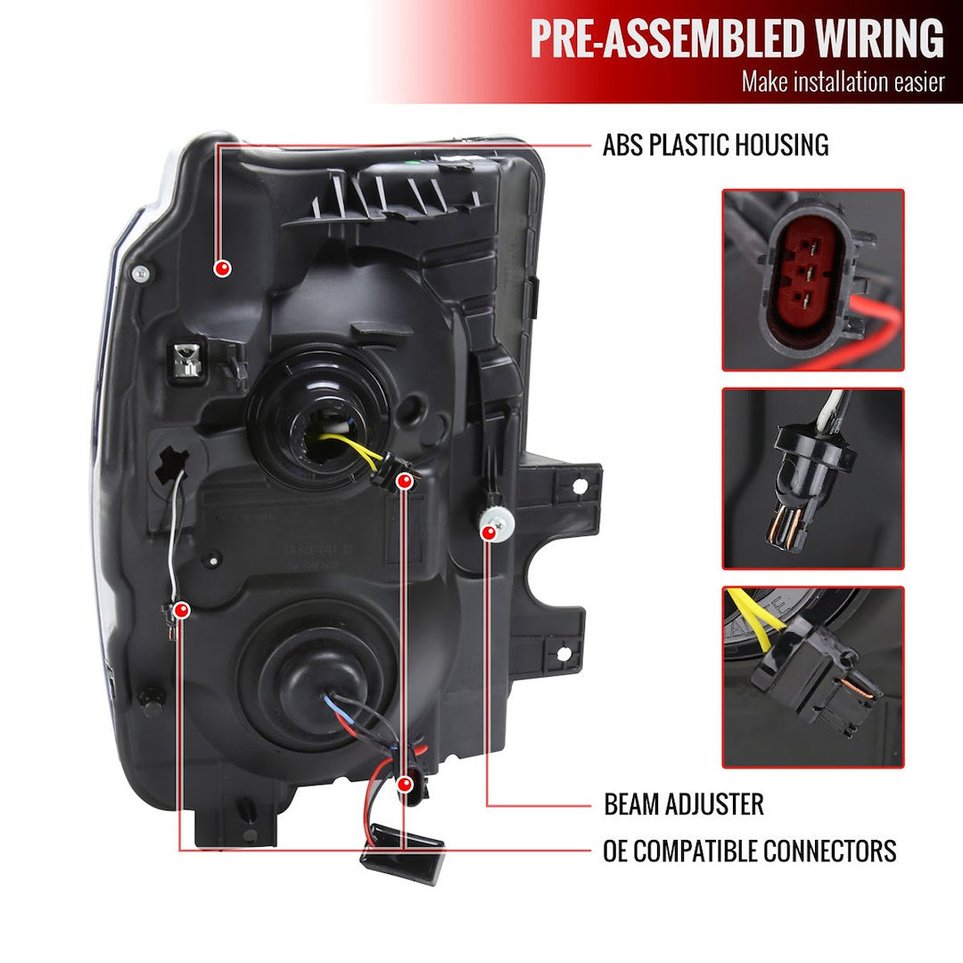 Spec-D Tuning 2lhp-F25011-Sq-Rs Headlight Assembly||2lhp-F25011-Sq-Rs_5.Jpg||90||sdtf25011sqrs||1745083