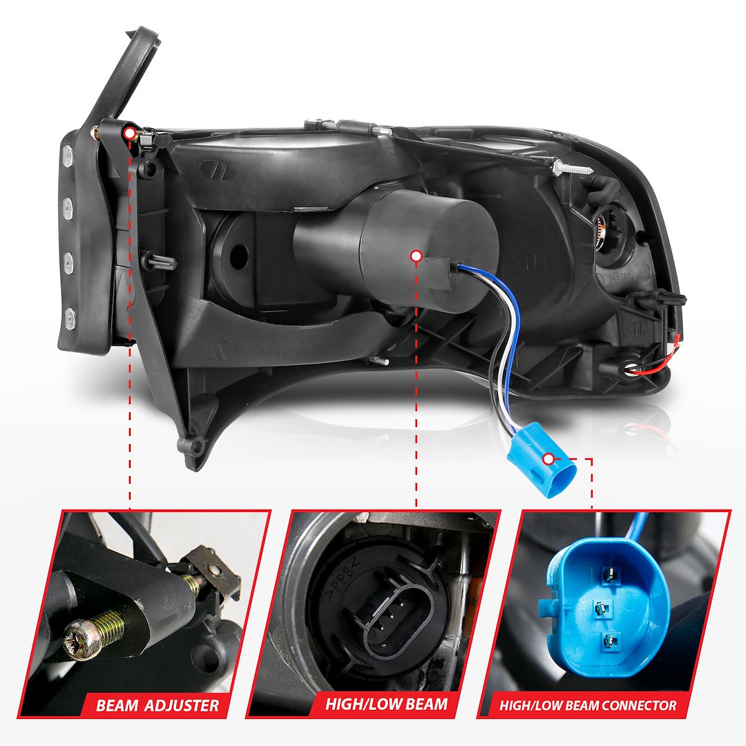 Product of Anzo Usa 111555 Headlight Assembly