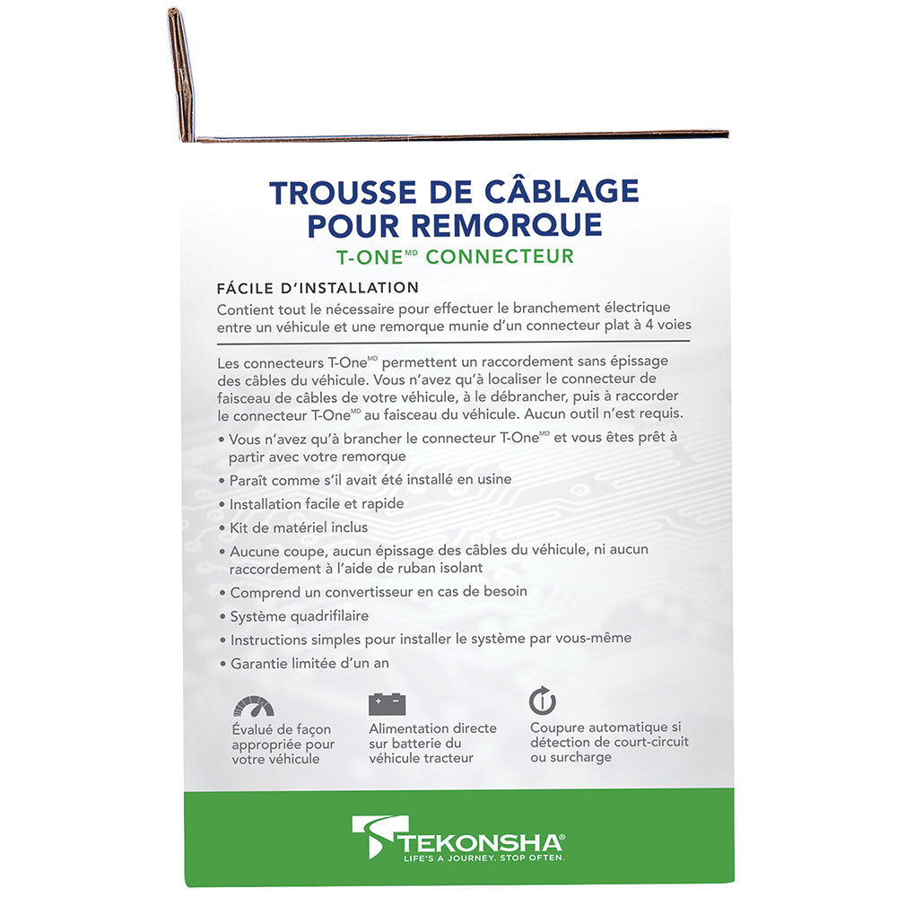 Product of Tekonsha 118786 Vehicle End 4 Flat Trailer Wiring Connector