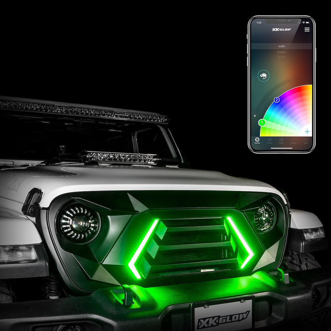 Xk Glow Xk-Grill-Jk1 Daytime Running Light - Led||||87||xkggrilljk1||1926446