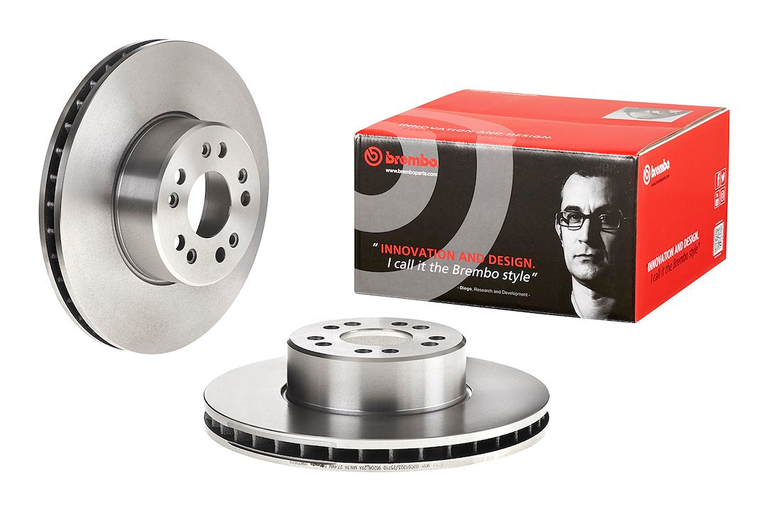 Product of Brembo 09872610C02 Vented 1 Piece Brake Rotor