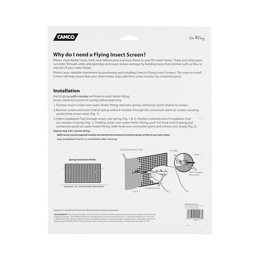 Camco 42146 Bug Screen - Rv Appliance||42146_9.Jpg||94||c1w42146||973294