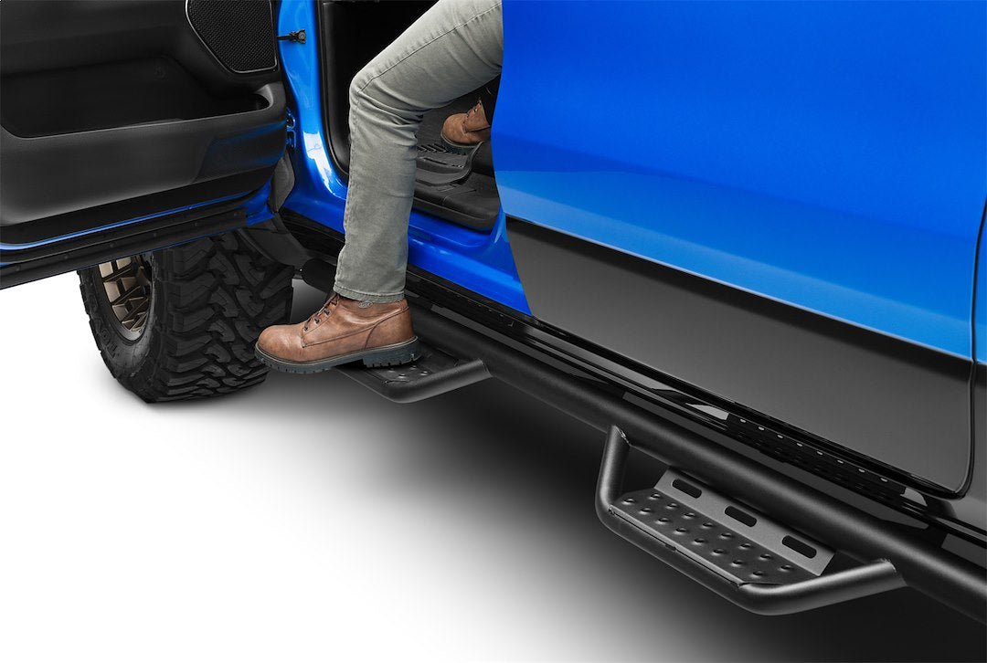 Product of N-Fab 219418012 RS Series Nerf Bar With Drop Down Steps