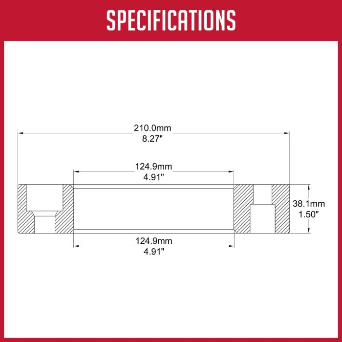 Coyote Wheel Accessories 8170-8170hr-C14 Wheel Adapter||8170-8170hr-C14_4.Jpg||89||rev08170hrc14||1699135