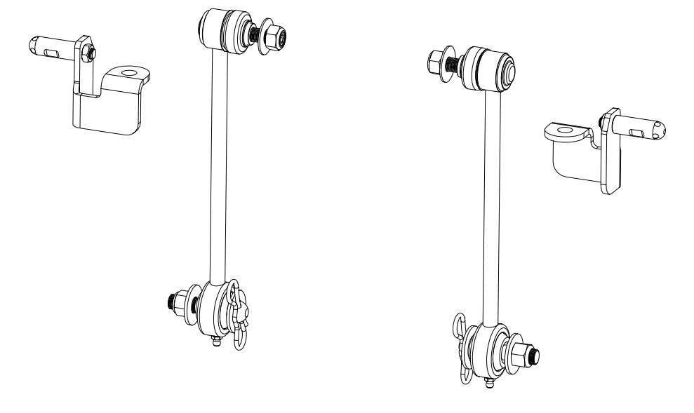 Product of Teraflex 1753000 Stabilizer Bar Quick Disconnect