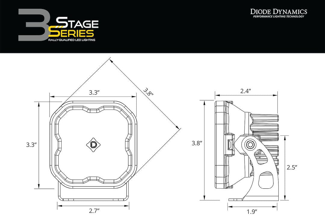 Diode Dynamics Dd6890p Driving/ Fog Light||dd6890p_3.Jpg||88||diodd6890p||2470019