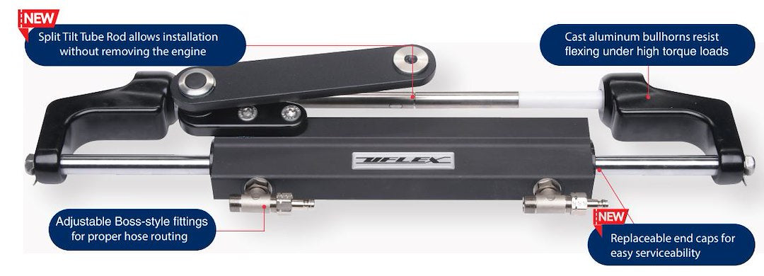 Product of Uflex Uc95obf-1 Boat Hydraulic Steer Cylinder