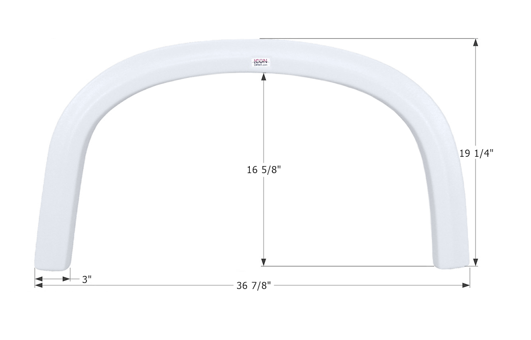 Product of Icon 12038 Fender Skirt