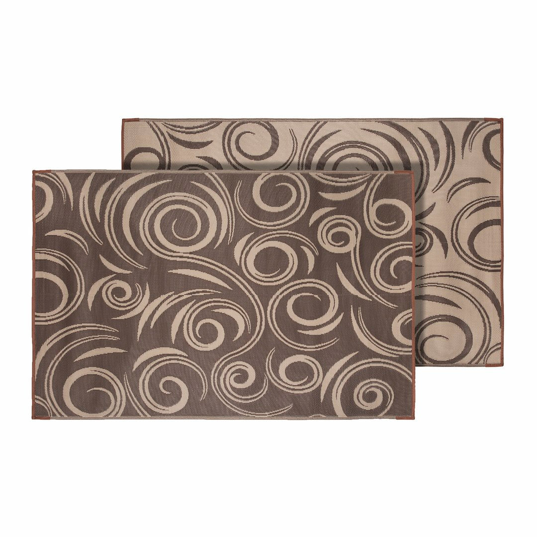 Faulkner 68859 Patio Mat||flk_68859_Patio Mat_Swirl_Brown-Beige_Front-Back.Jpg||85||flk68859||1204587