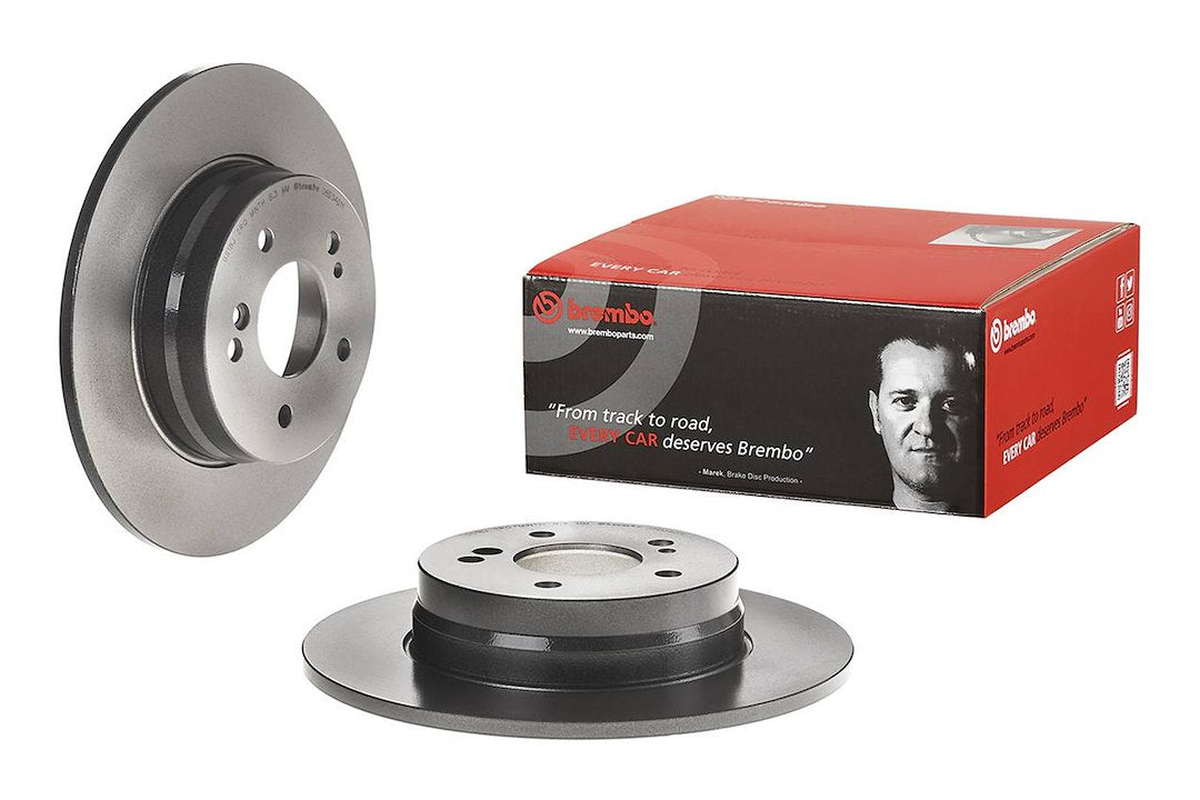 Product of Brembo 08D34011C02 Solid 1 Piece Brake Rotor