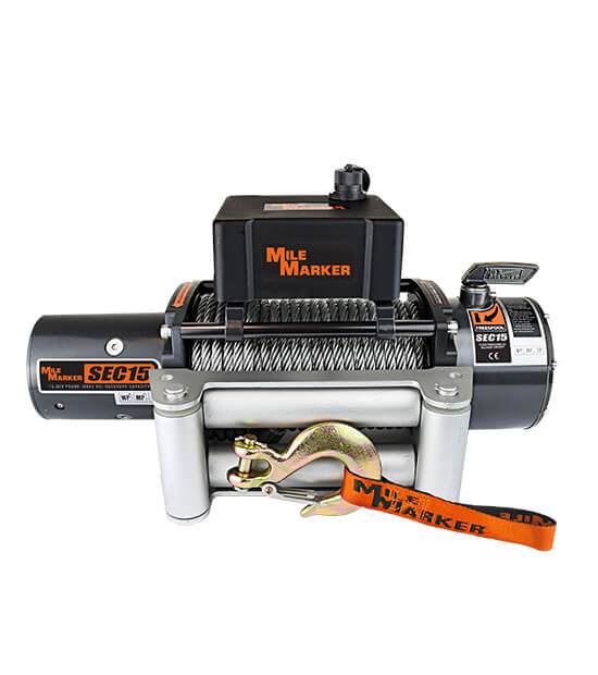 Product of Mile Marker 76-50260W 15000 Pound Vehicle Recovery Winch
