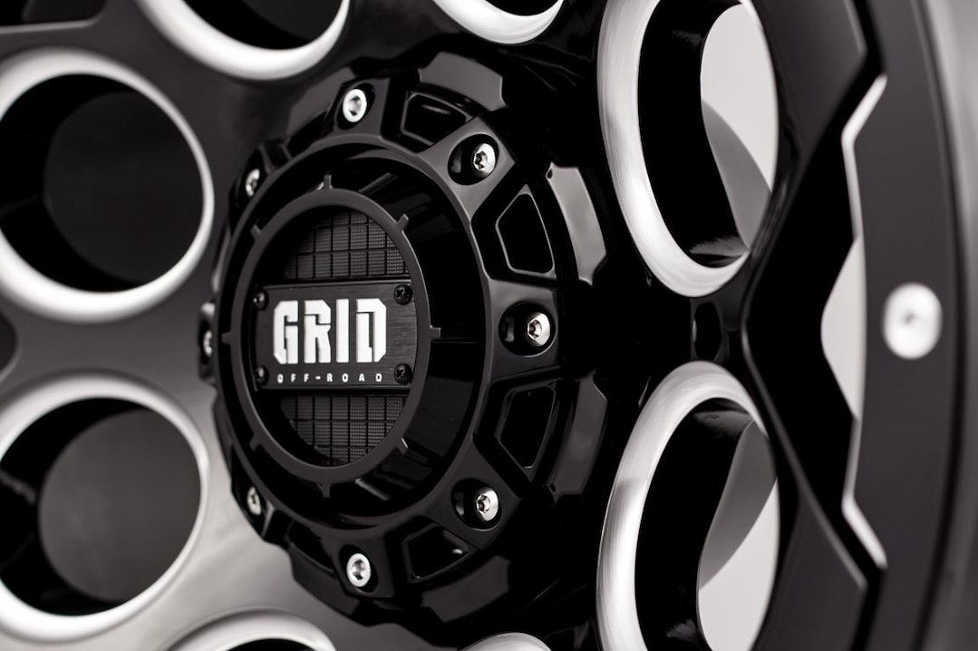 Product of Grid Wheels 18x9 Black With Natural Accents Wheel - Not Applicable Bolt Pattern
