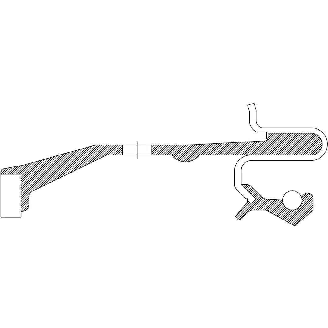 Product of National Seal 4333n Auto Trans Output Shaft Seal