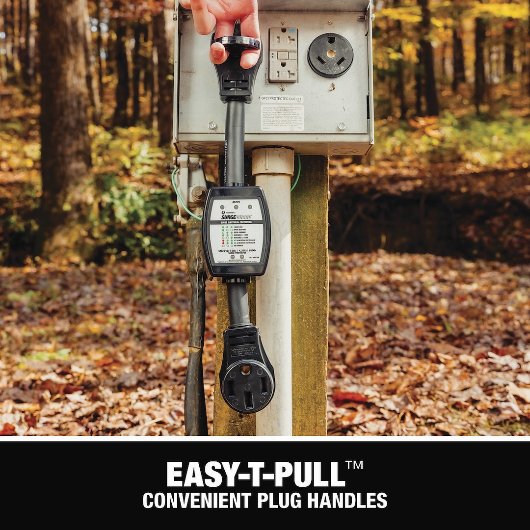 Product of SouthWire Corp. 44270 120/ 240 Volt 50 Amp Surge Protector