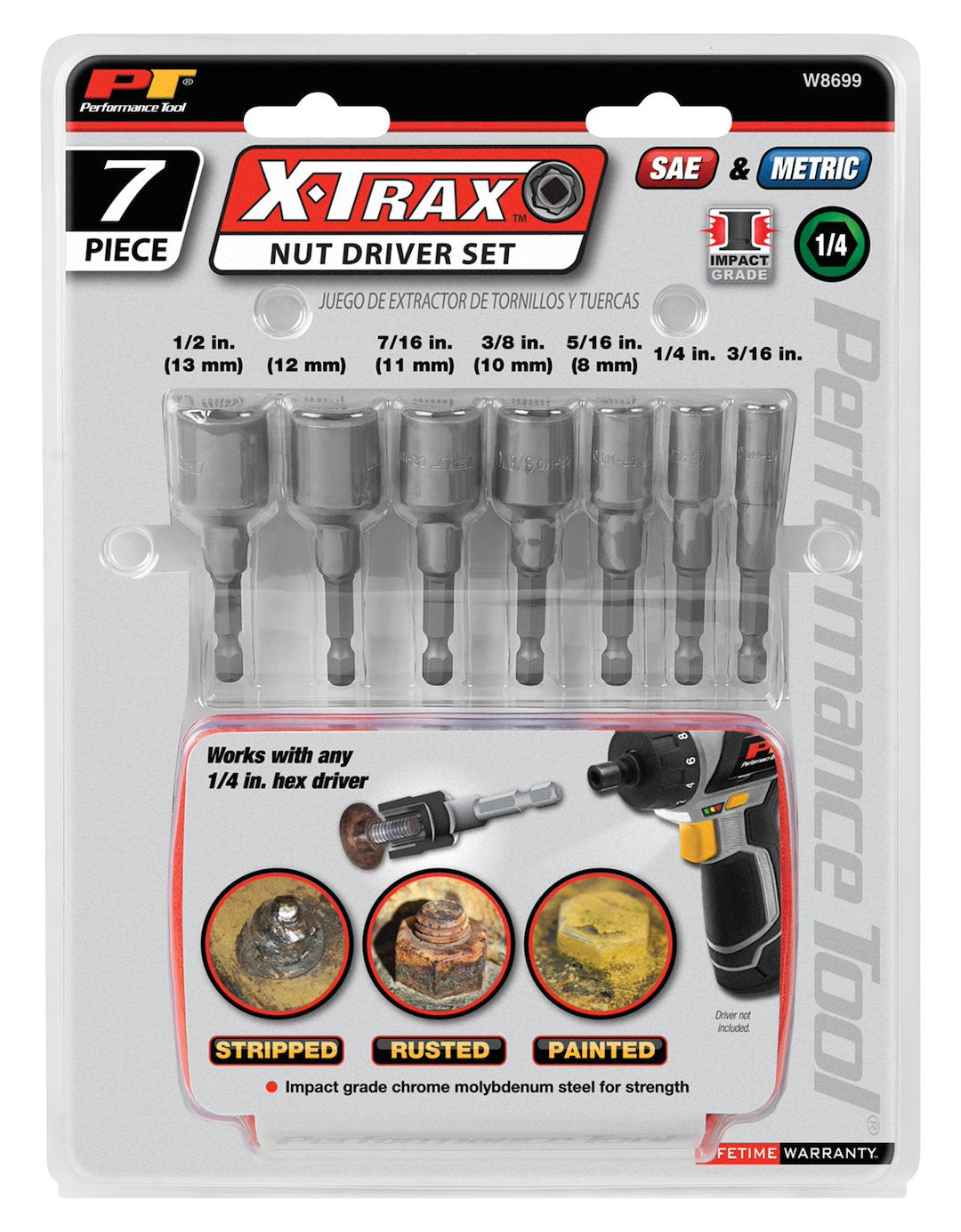 Performance Tool W8699 Nut Driver||w8699_Pkg.Jpg||87||ptlw8699||1018290
