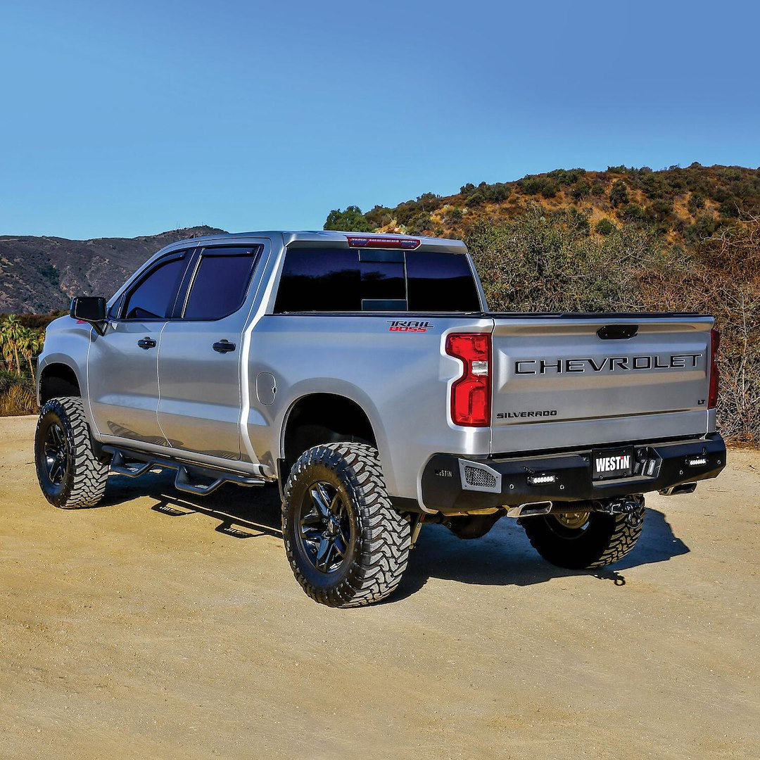 Product of Westin Automotive 20-14135 Outlaw Nerf Bar With Drop Down Steps