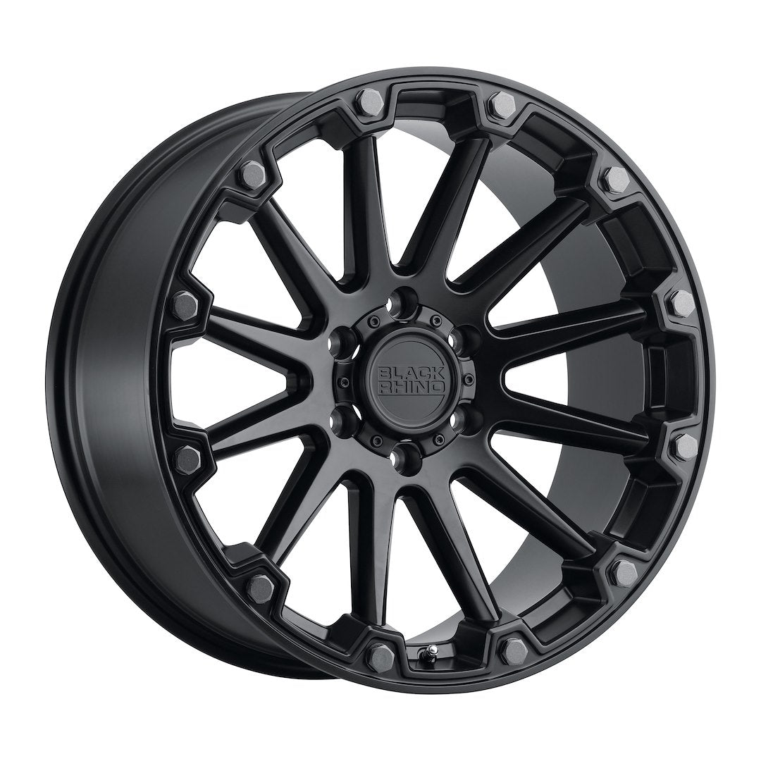 Product of Black Rhino Wheels 20x9 Black With Gun Metal Bolts Wheel - 6x5.31 Bolt Pattern