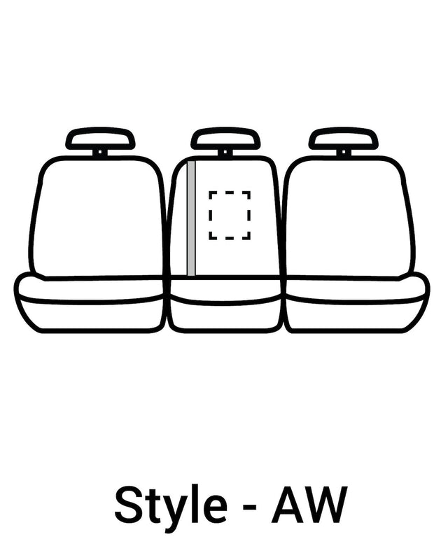 Product of Covercraft SS8525PCCH SeatSaver® Charcoal Black Polycotton Seat Cover