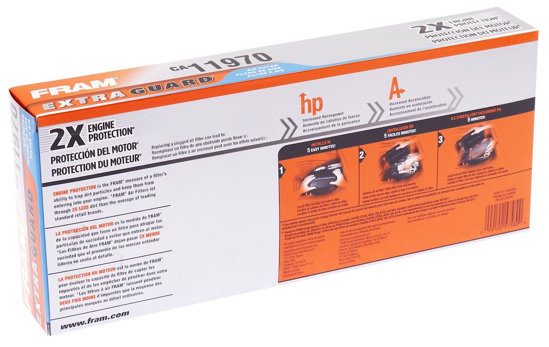 Product of Fram Filter CA11970 EXTRA GUARD ® OEM Disposable Air Filter