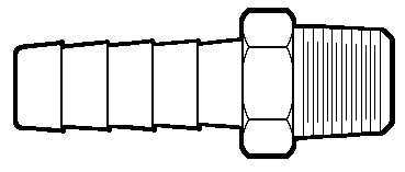 Anderson Fittings 201a-4b Adapter Fitting||201a.Jpg||85||a6p201a4b||1366306